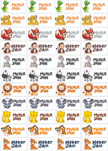 Ink transfer 3D Waterproof Magic Personalised Stickers