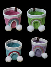 Personalised Rainbow Boho Pen Stand | Plant Pot Bag | Return Gift Idea